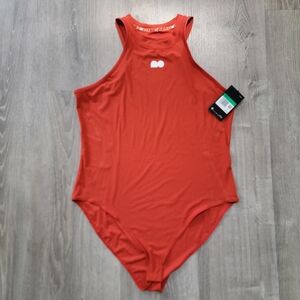 BRAND NEW Nike x Naomi Osaka Mesh Bodysuit in Cinnabar Women's Size XL
